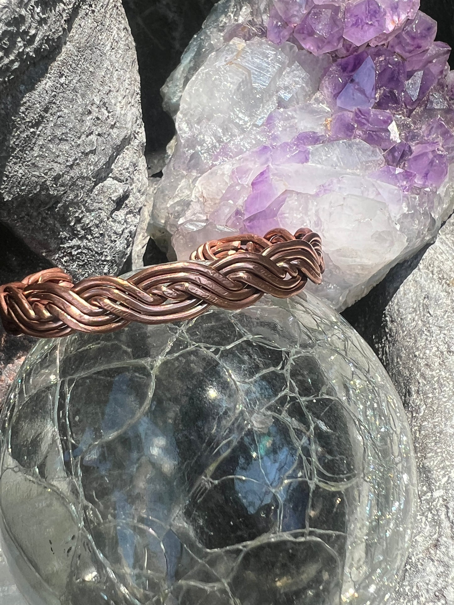 The turnaround, pure copper bangle