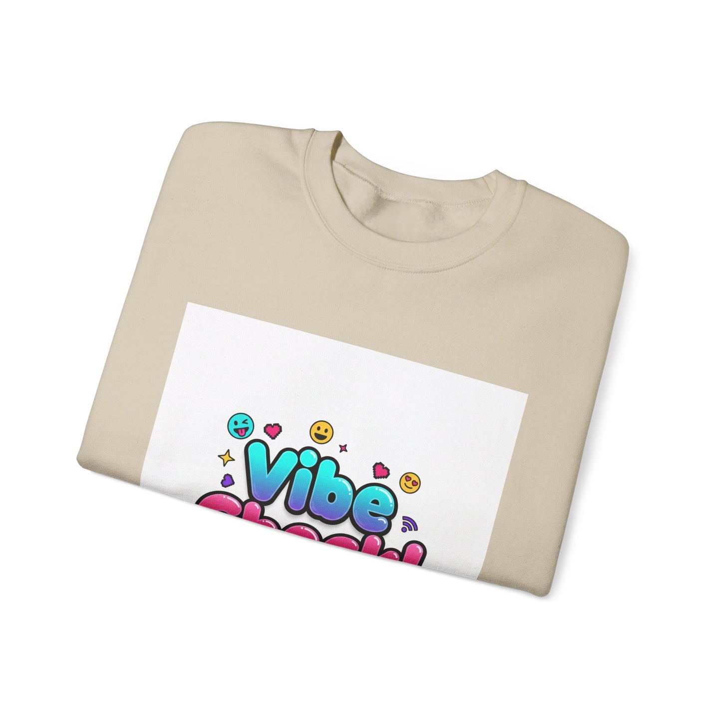 Vibe Check! Crewneck Sweatshirt | Gen-Z Slang, Meme Typography
