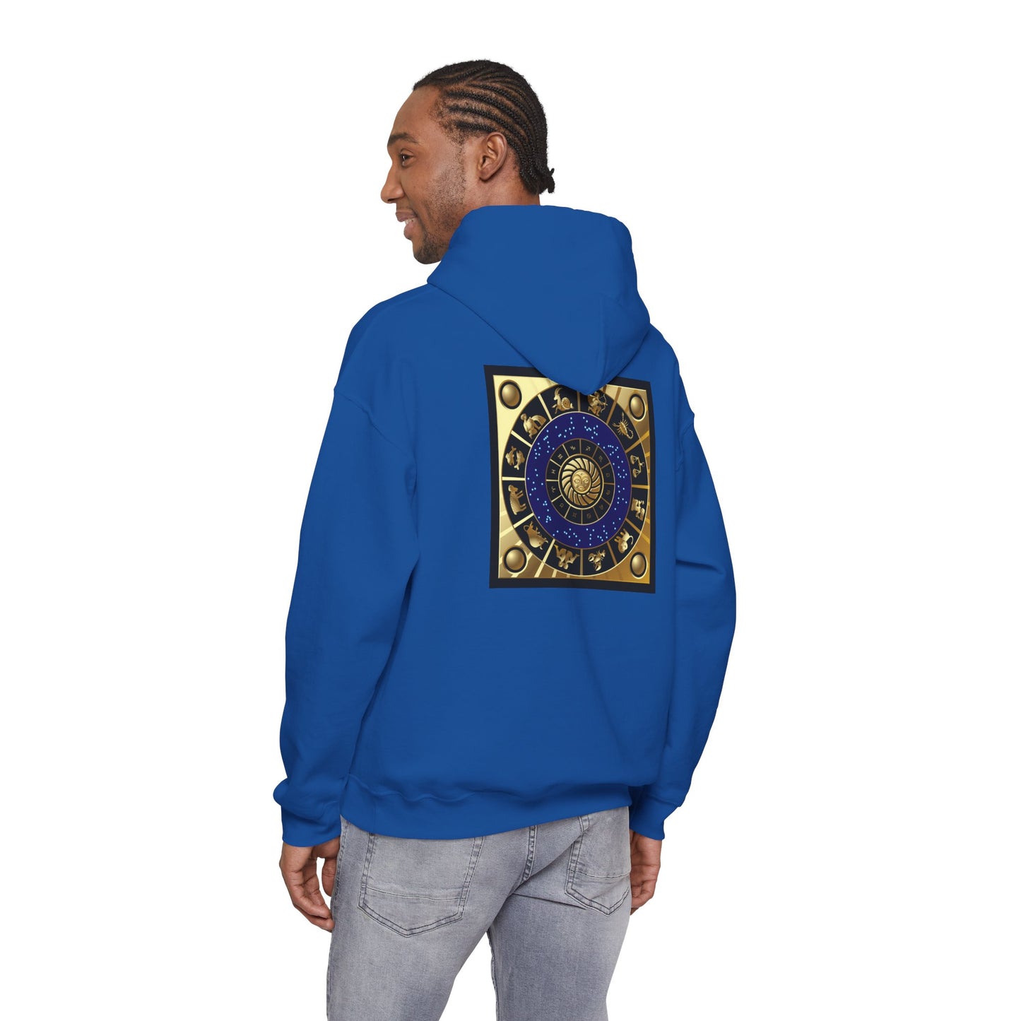 Pisces Zodiac Hoodie — Gold Astrological Sign Sweatshirt