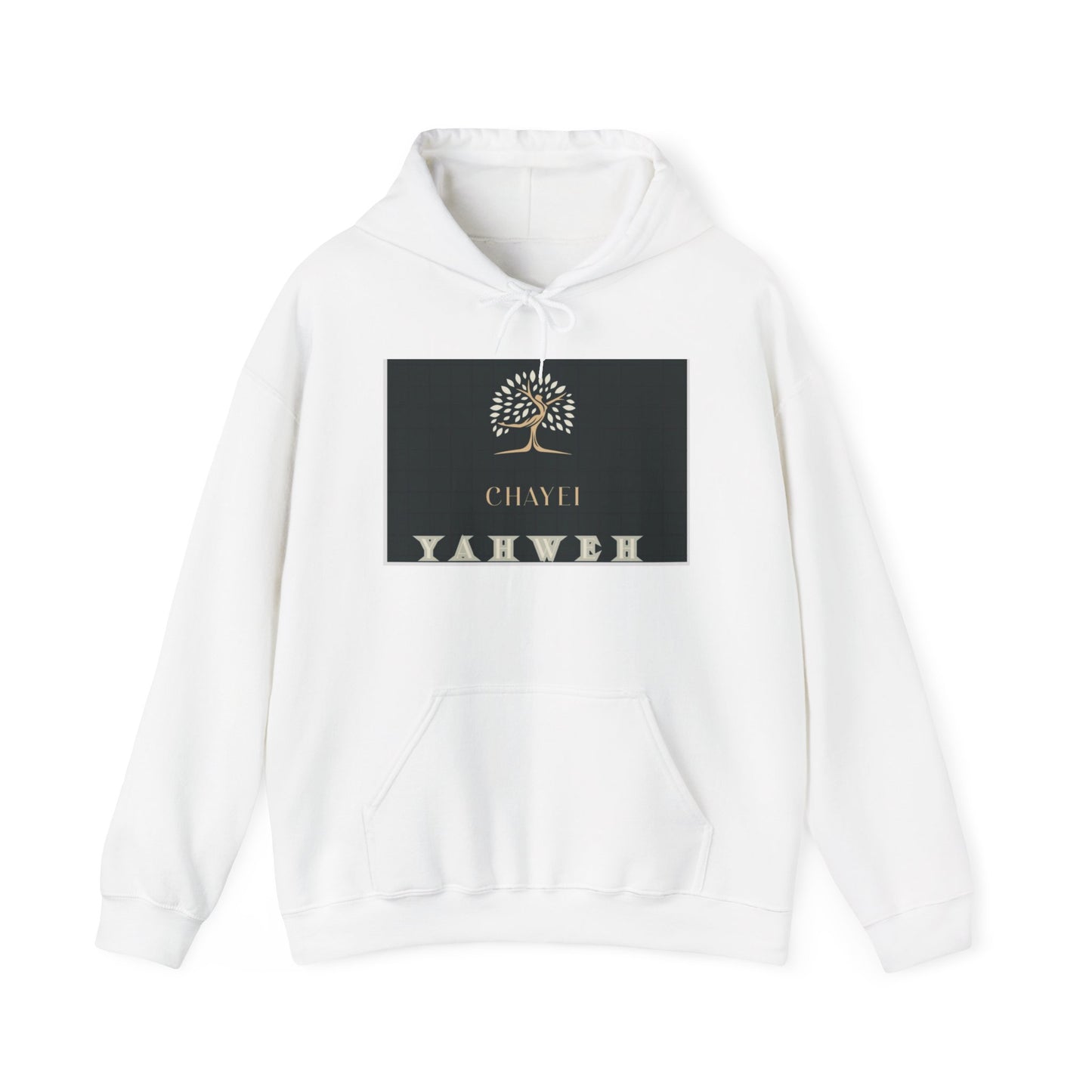 Tree of Life Hoodie — Elegant Gold Botanical Design with 'CHAYIL' Text