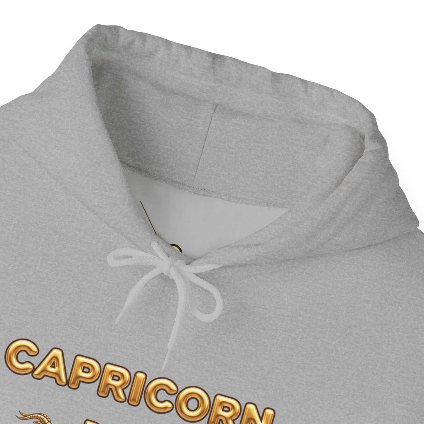 Capricorn Gold Zodiac Hoodie — Astrological Horoscope Sweatshirt