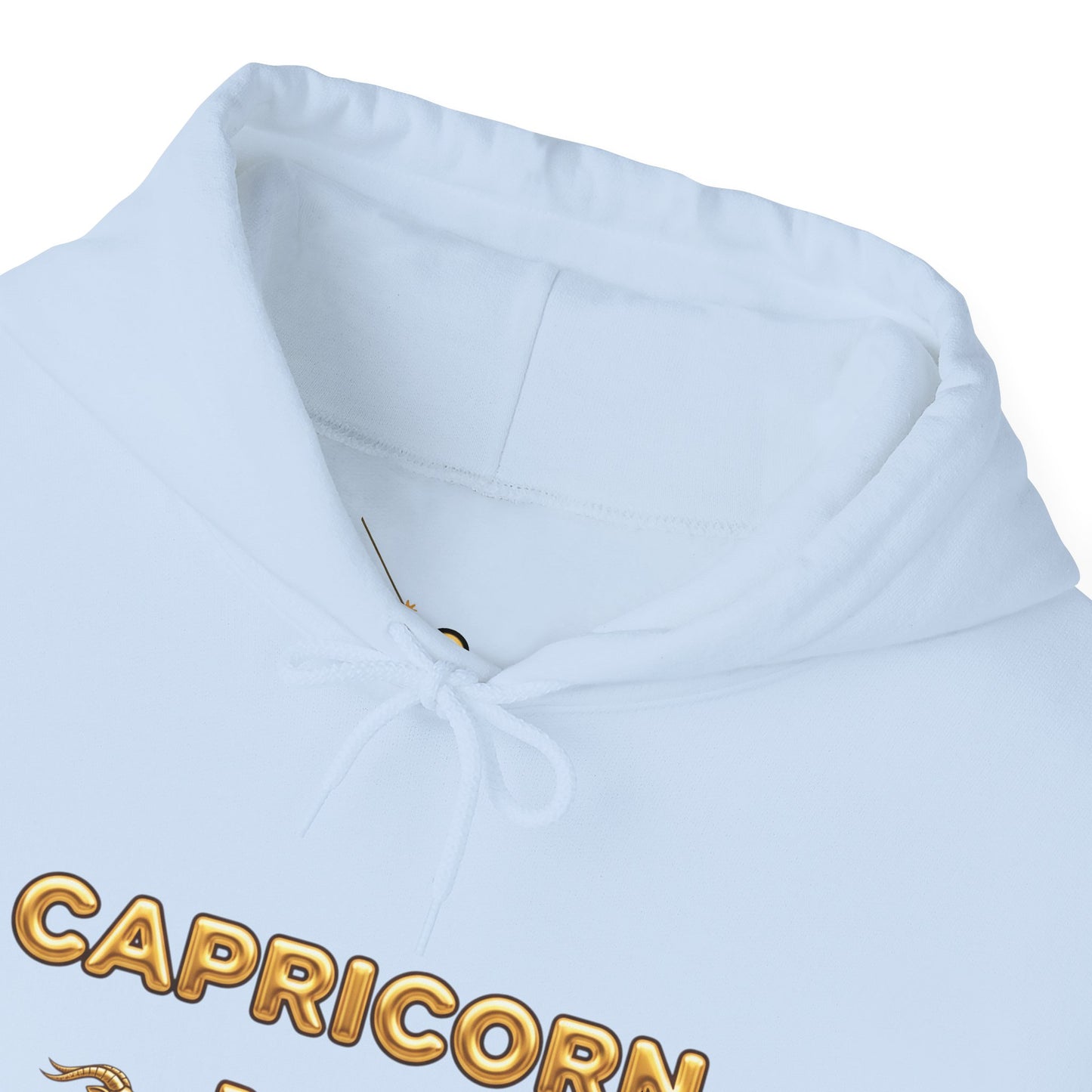 Capricorn Gold Zodiac Hoodie — Astrological Horoscope Sweatshirt