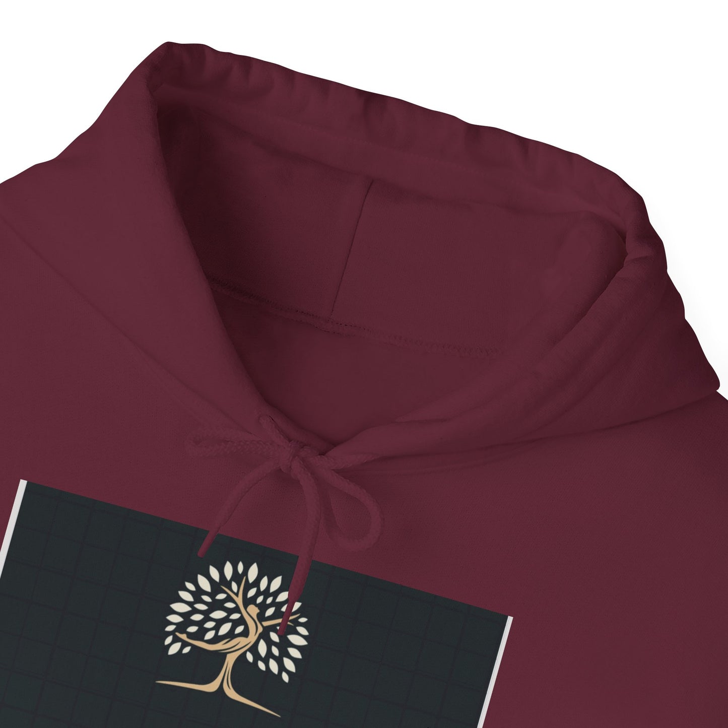 Tree of Life Hoodie — Elegant Gold Botanical Design with 'CHAYIL' Text