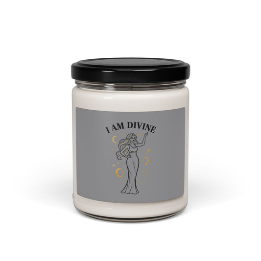 I Am Divine Candle, Soy Candle | Goddess Complex, Manifest Goddess