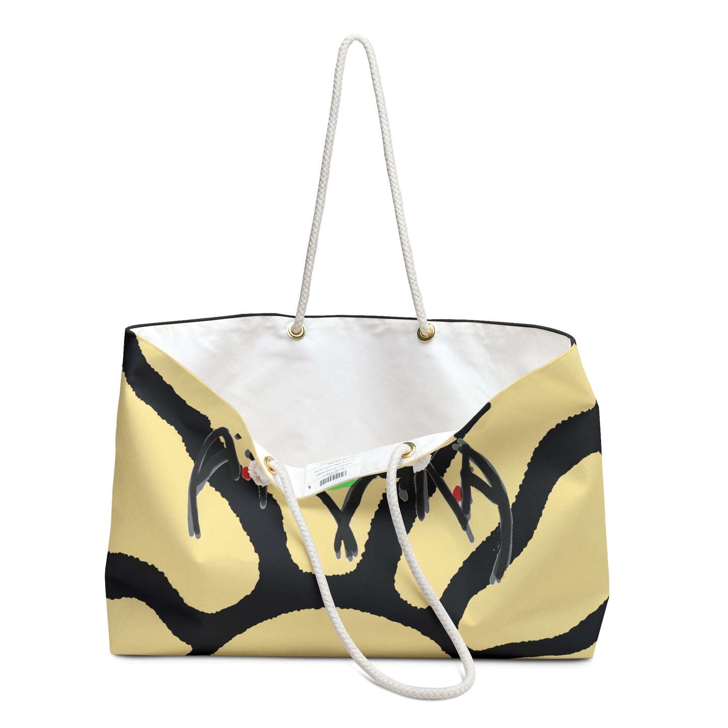 A.F.R.E.A.K.A Logo Sunburst Weekender Bag-BLACK