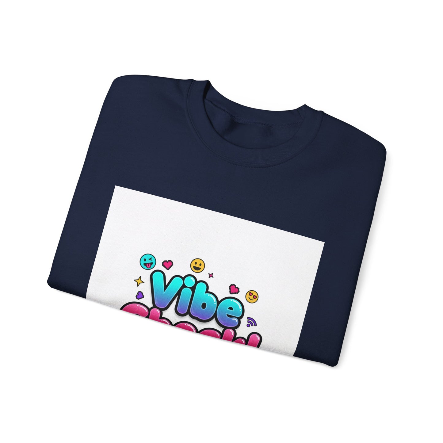Vibe Check! Crewneck Sweatshirt | Gen-Z Slang, Meme Typography