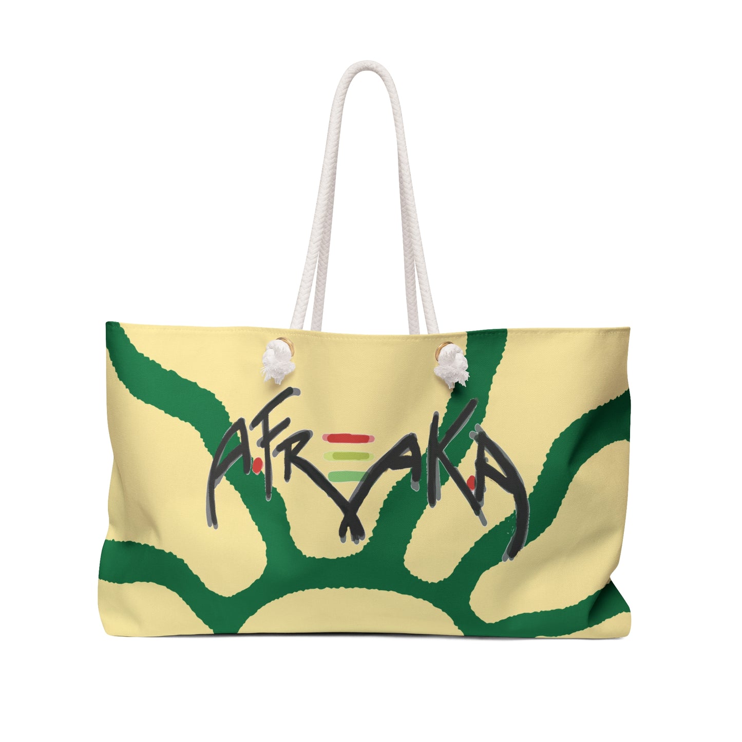 A.F.R.E.A.K.A Logo Sunburst Weekender Bag-GRREN