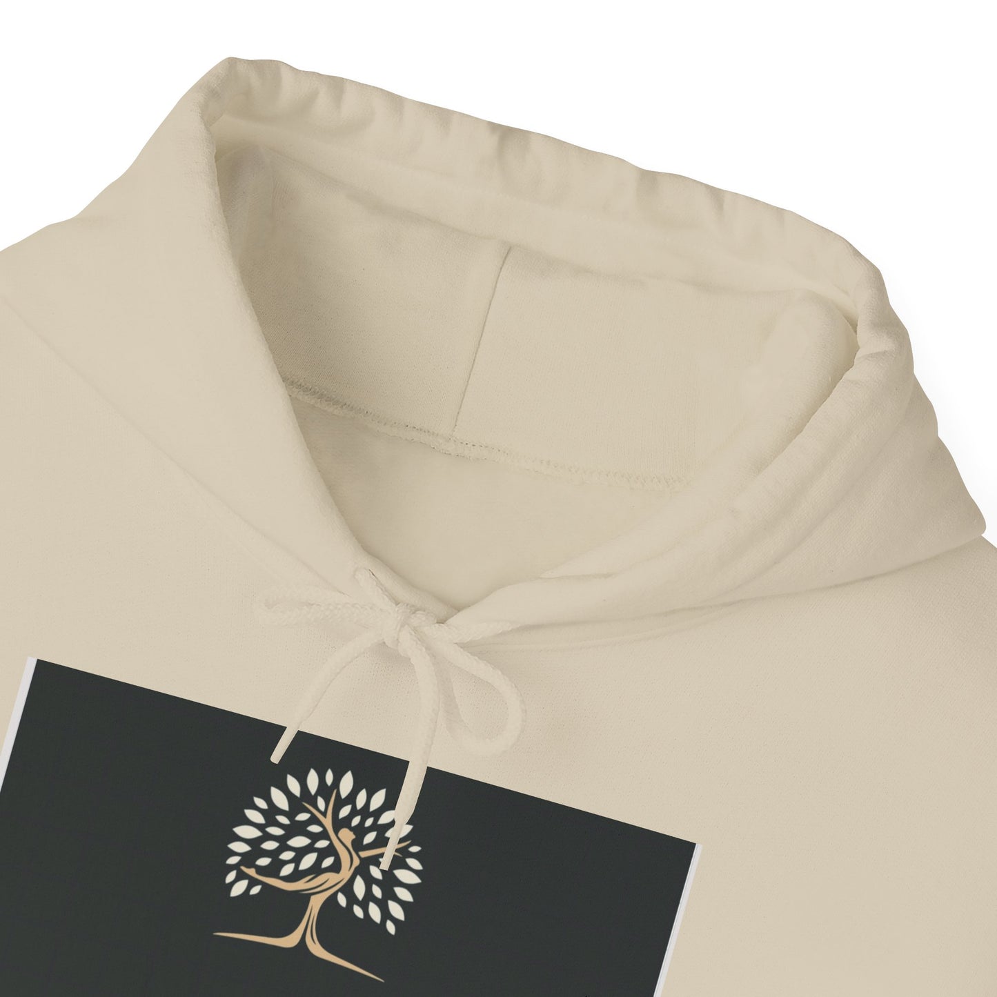 Tree of Life Hoodie — Elegant Gold Botanical Design with 'CHAYIL' Text