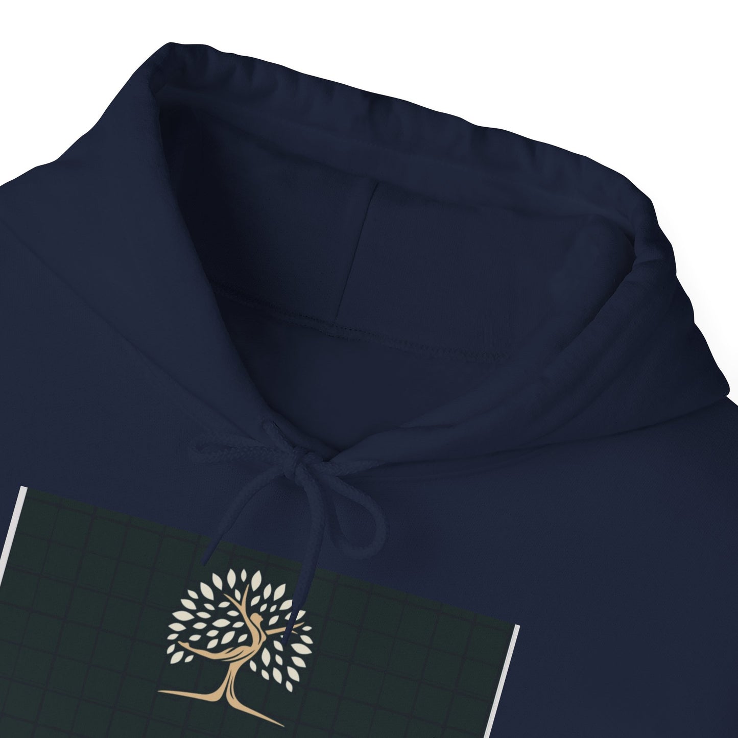 Tree of Life Hoodie — Elegant Gold Botanical Design with 'CHAYIL' Text