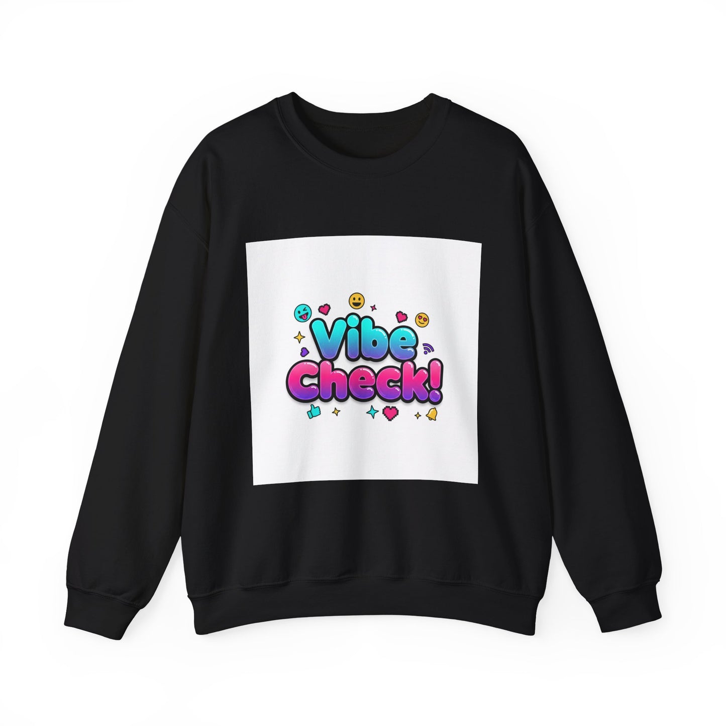Vibe Check! Crewneck Sweatshirt | Gen-Z Slang, Meme Typography