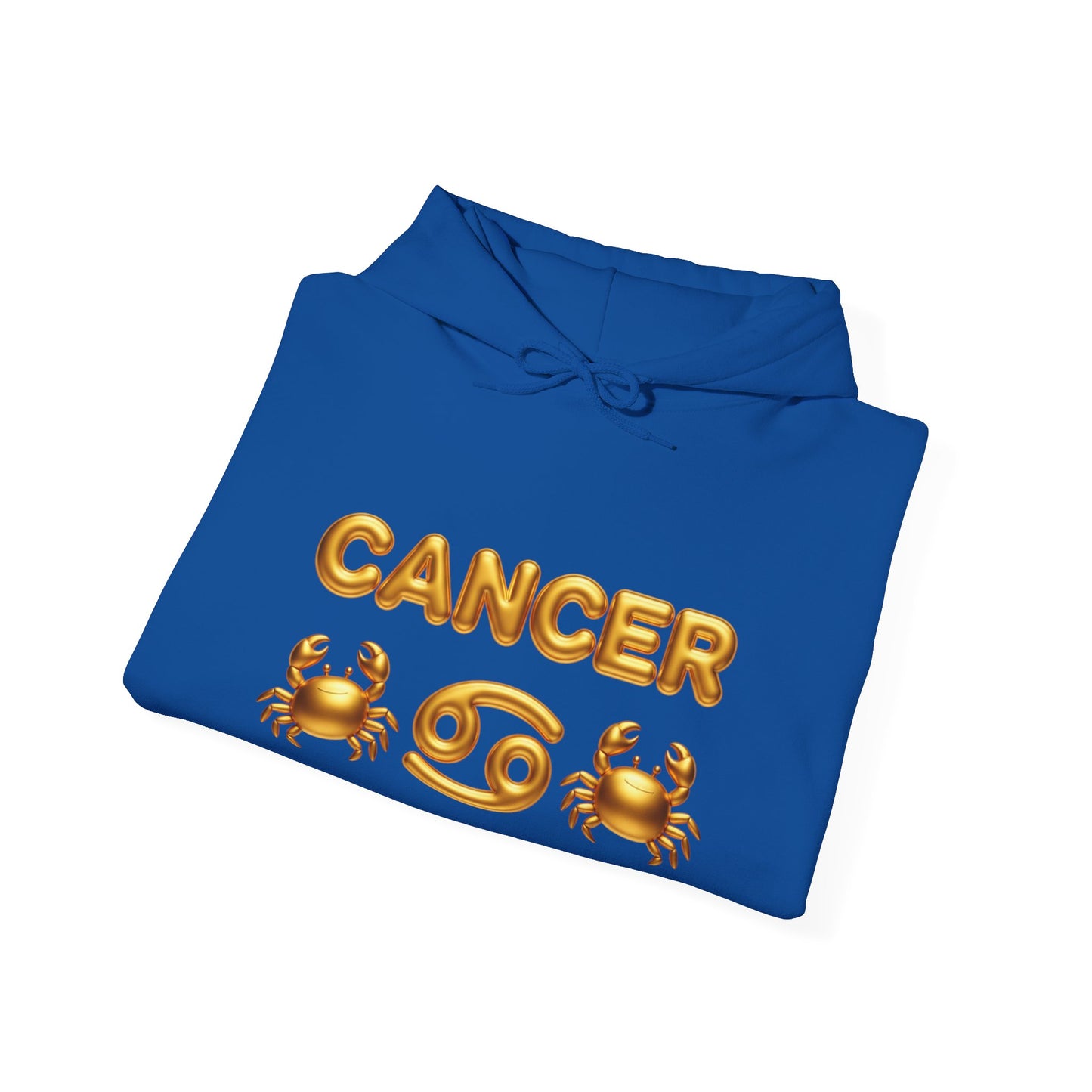 Cancer Zodiac Hoodie — Gold Crab Astrology Sweatshirt