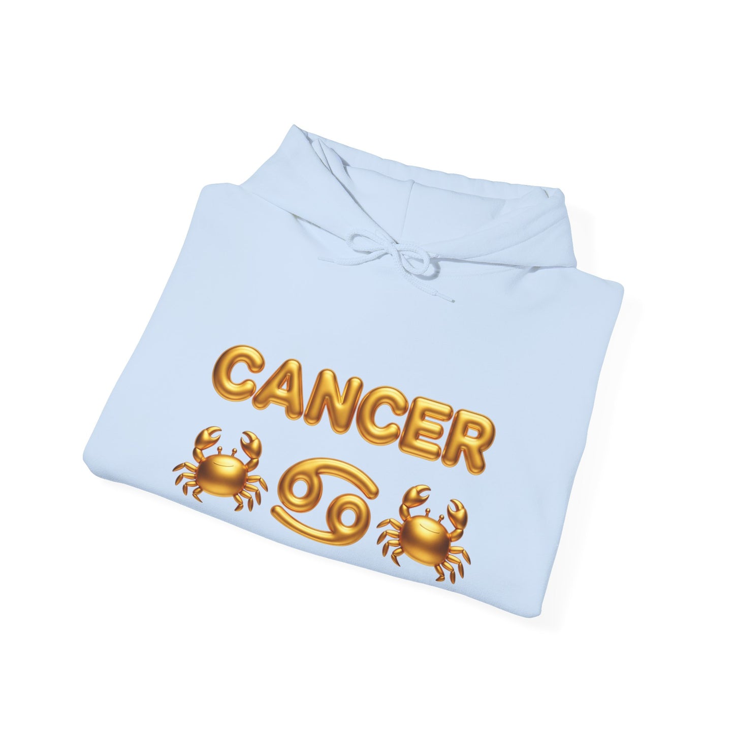Cancer Zodiac Hoodie — Gold Crab Astrology Sweatshirt