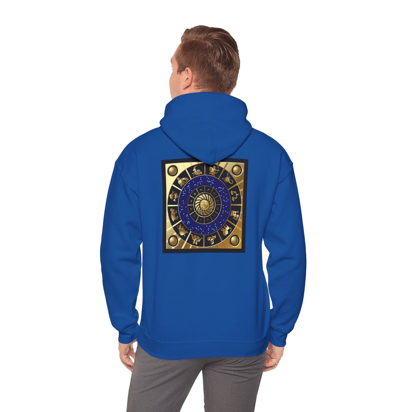 Capricorn Gold Zodiac Hoodie — Astrological Horoscope Sweatshirt