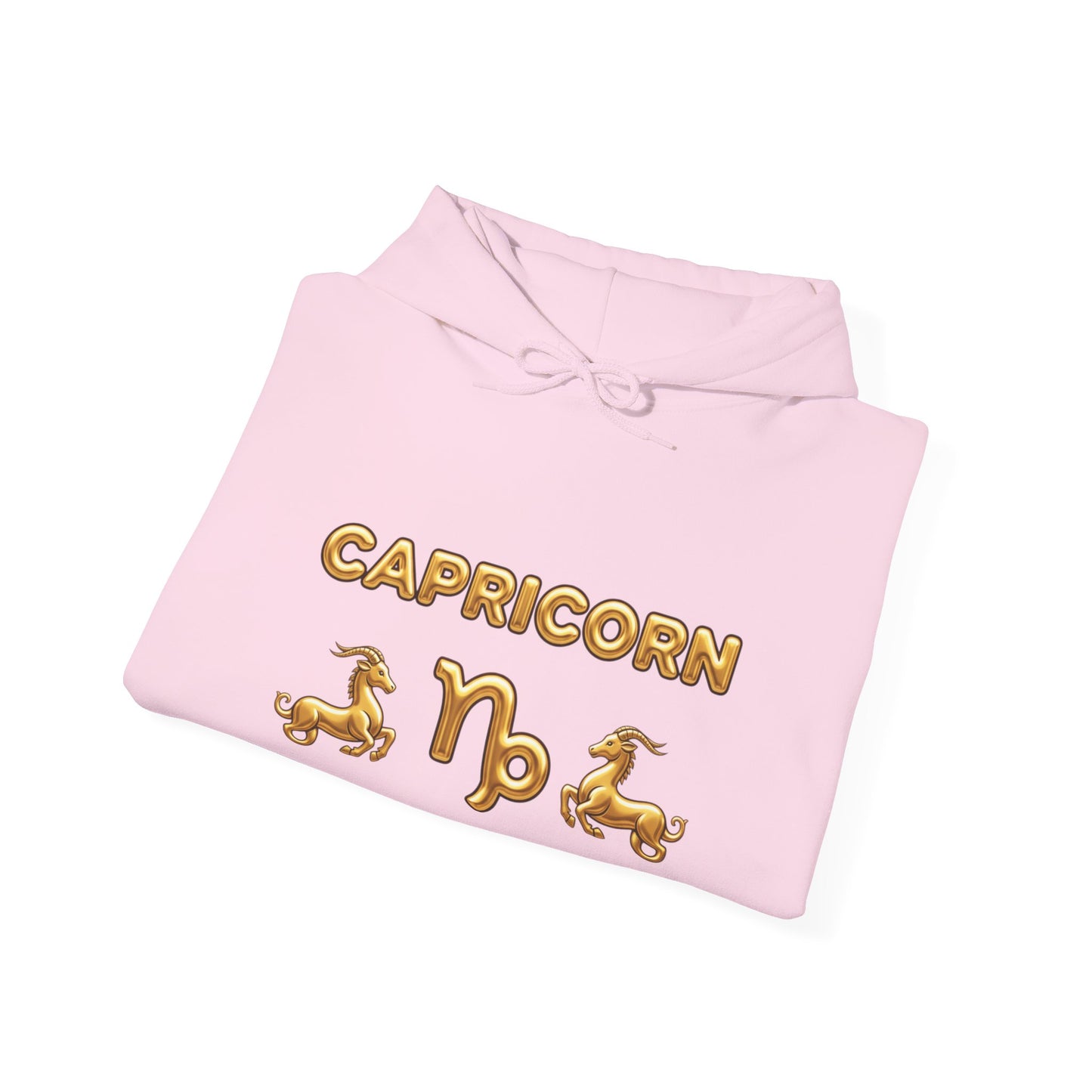 Capricorn Gold Zodiac Hoodie — Astrological Horoscope Sweatshirt