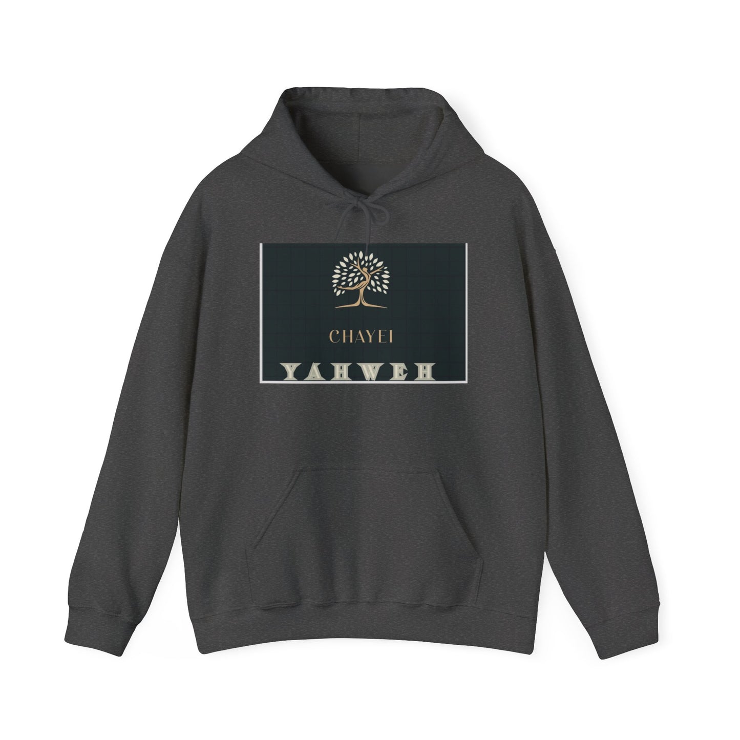 Tree of Life Hoodie — Elegant Gold Botanical Design with 'CHAYIL' Text