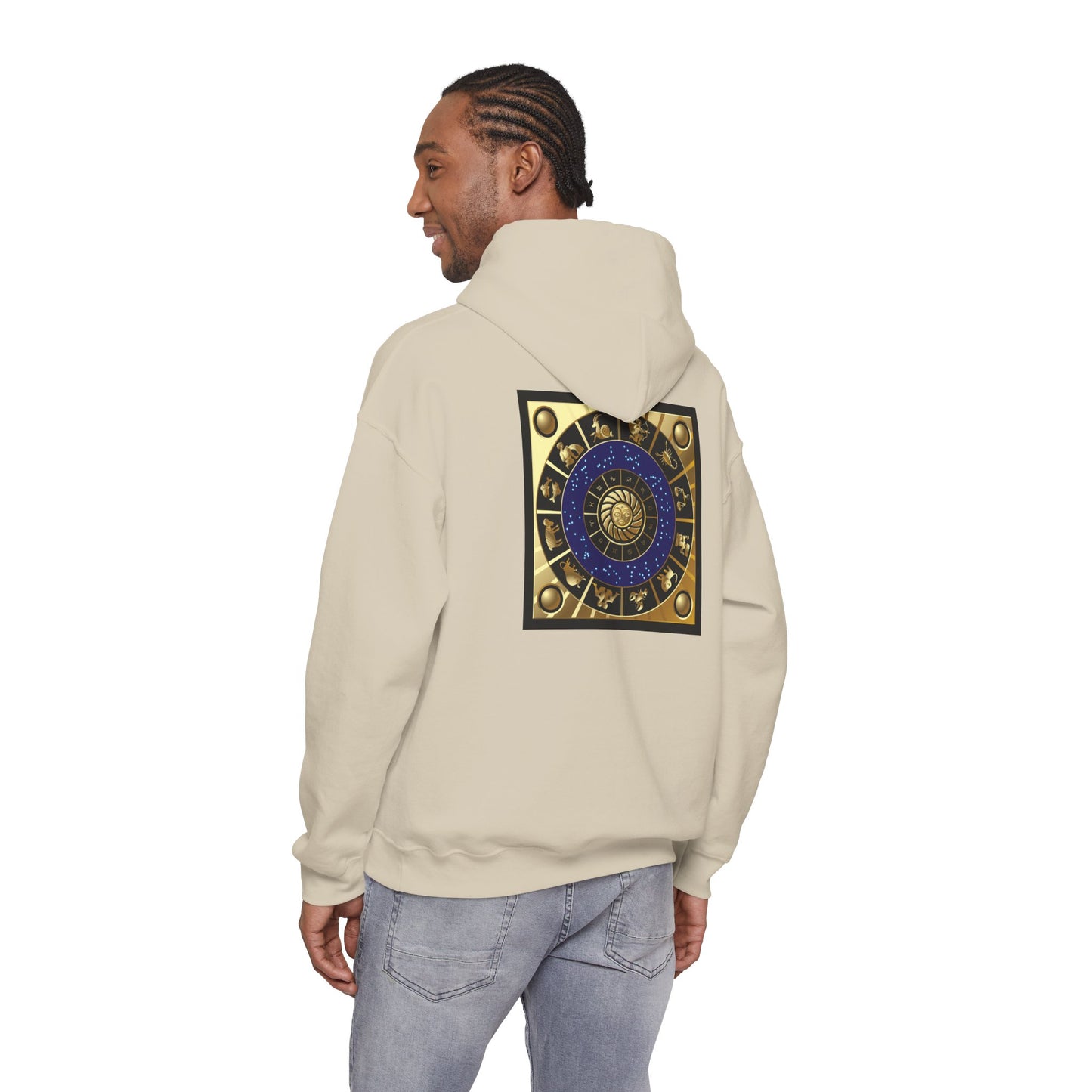 Capricorn Gold Zodiac Hoodie — Astrological Horoscope Sweatshirt
