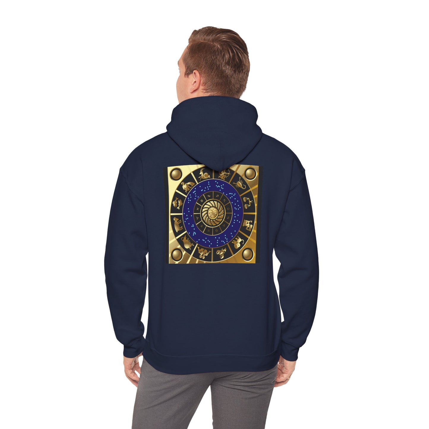 Cancer Zodiac Hoodie — Gold Crab Astrology Sweatshirt