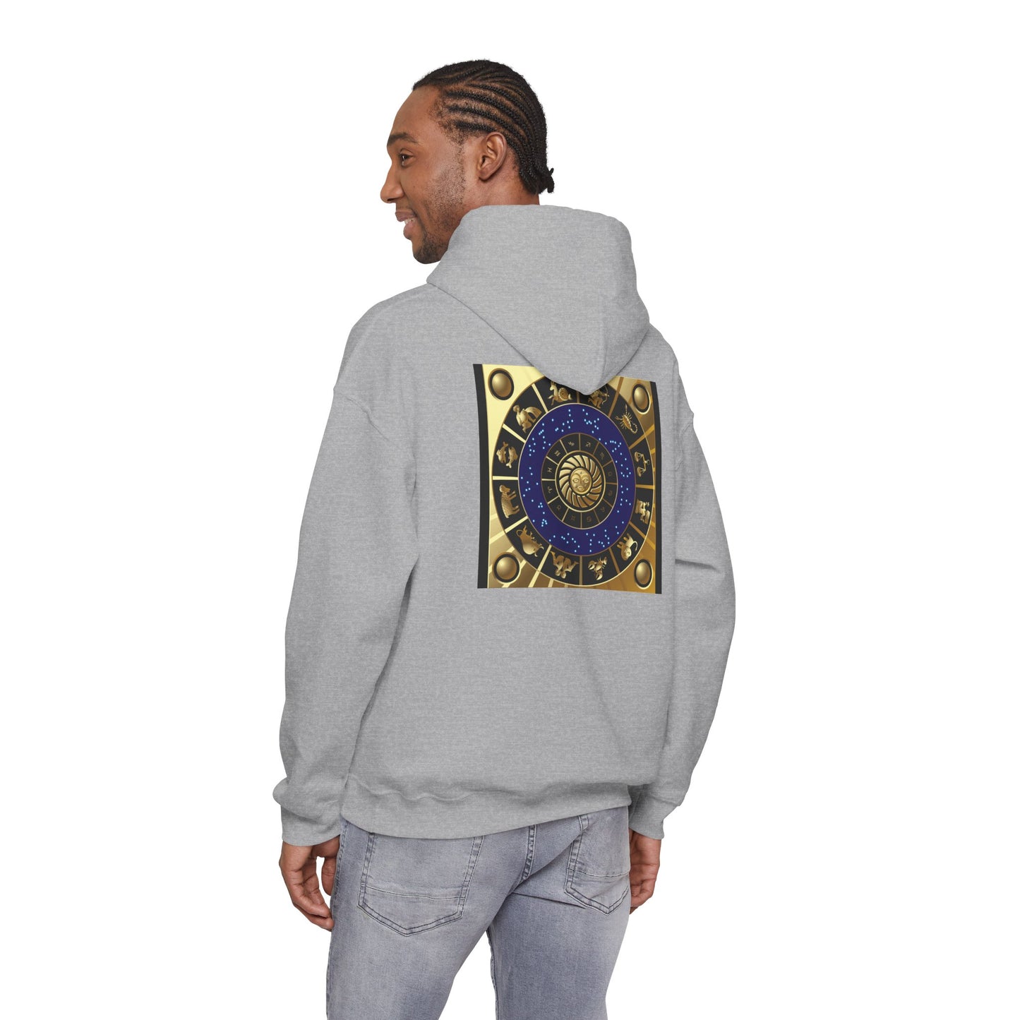 Cancer Zodiac Hoodie — Gold Crab Astrology Sweatshirt