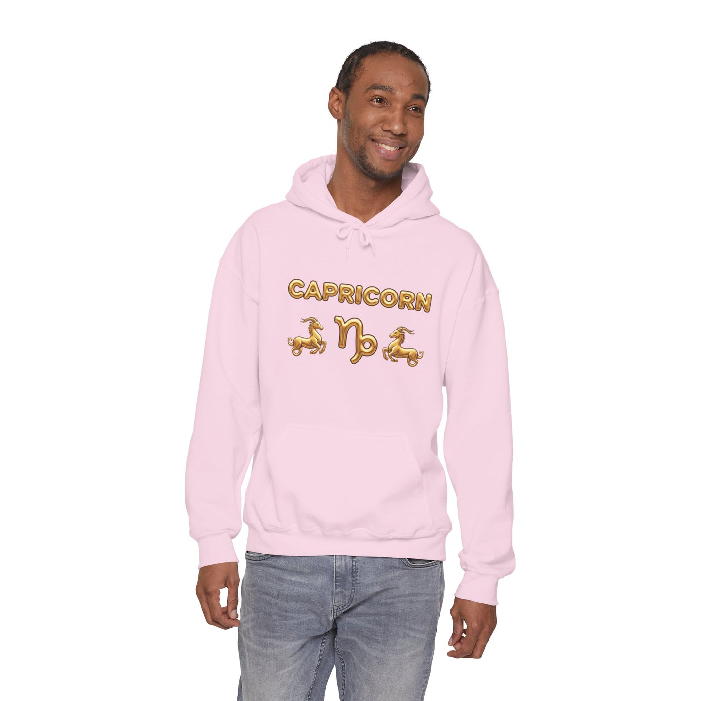 Capricorn Gold Zodiac Hoodie — Astrological Horoscope Sweatshirt