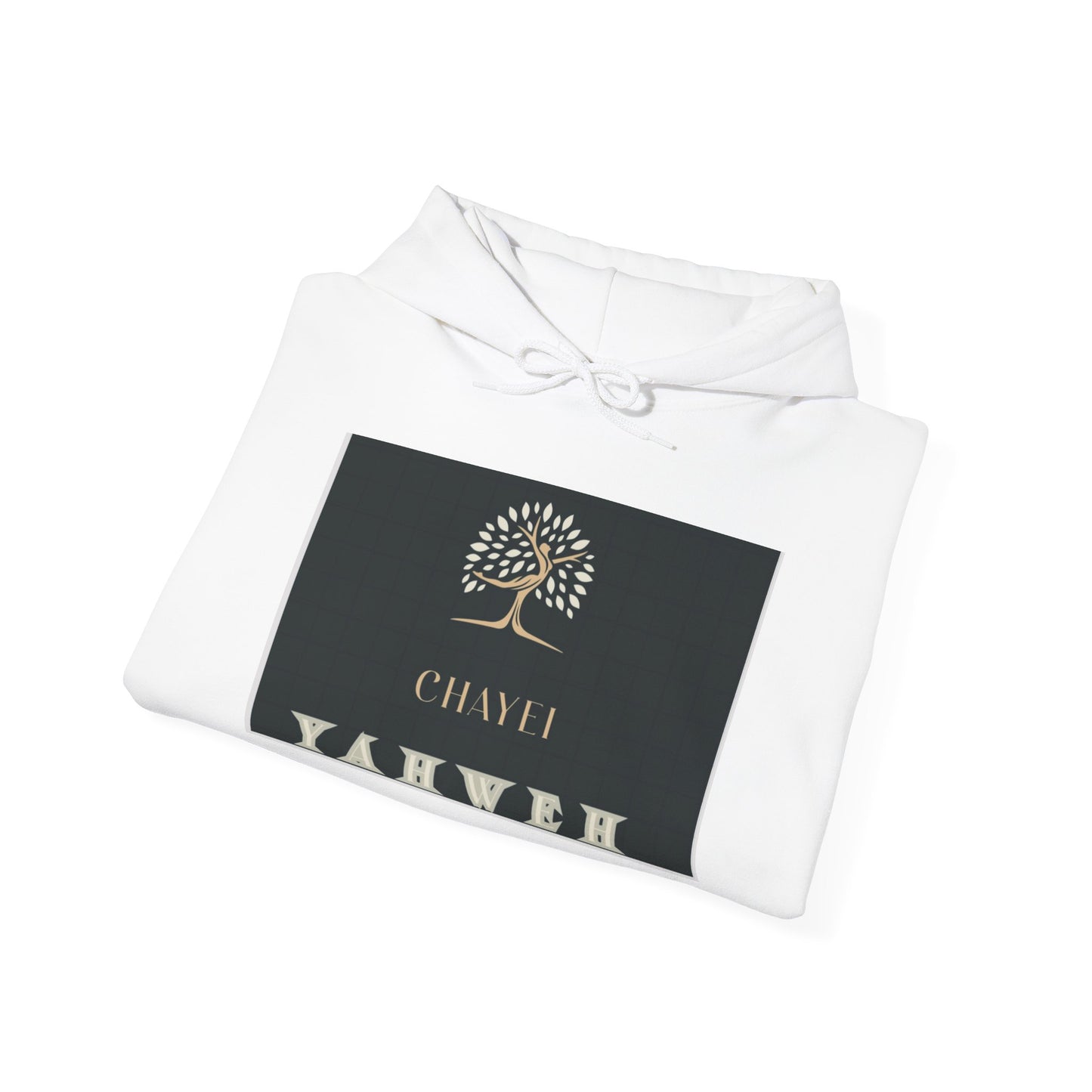 Tree of Life Hoodie — Elegant Gold Botanical Design with 'CHAYIL' Text