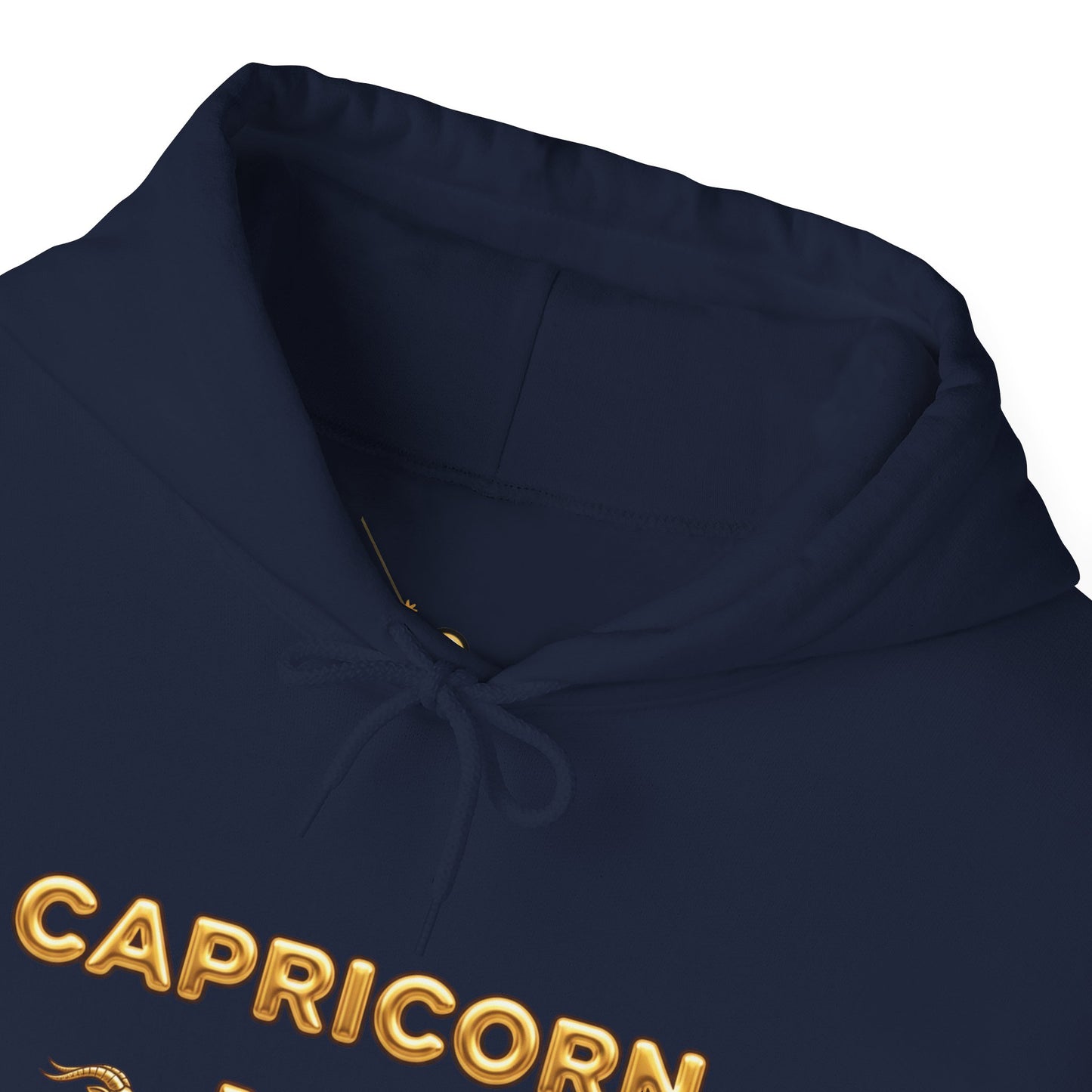 Capricorn Gold Zodiac Hoodie — Astrological Horoscope Sweatshirt