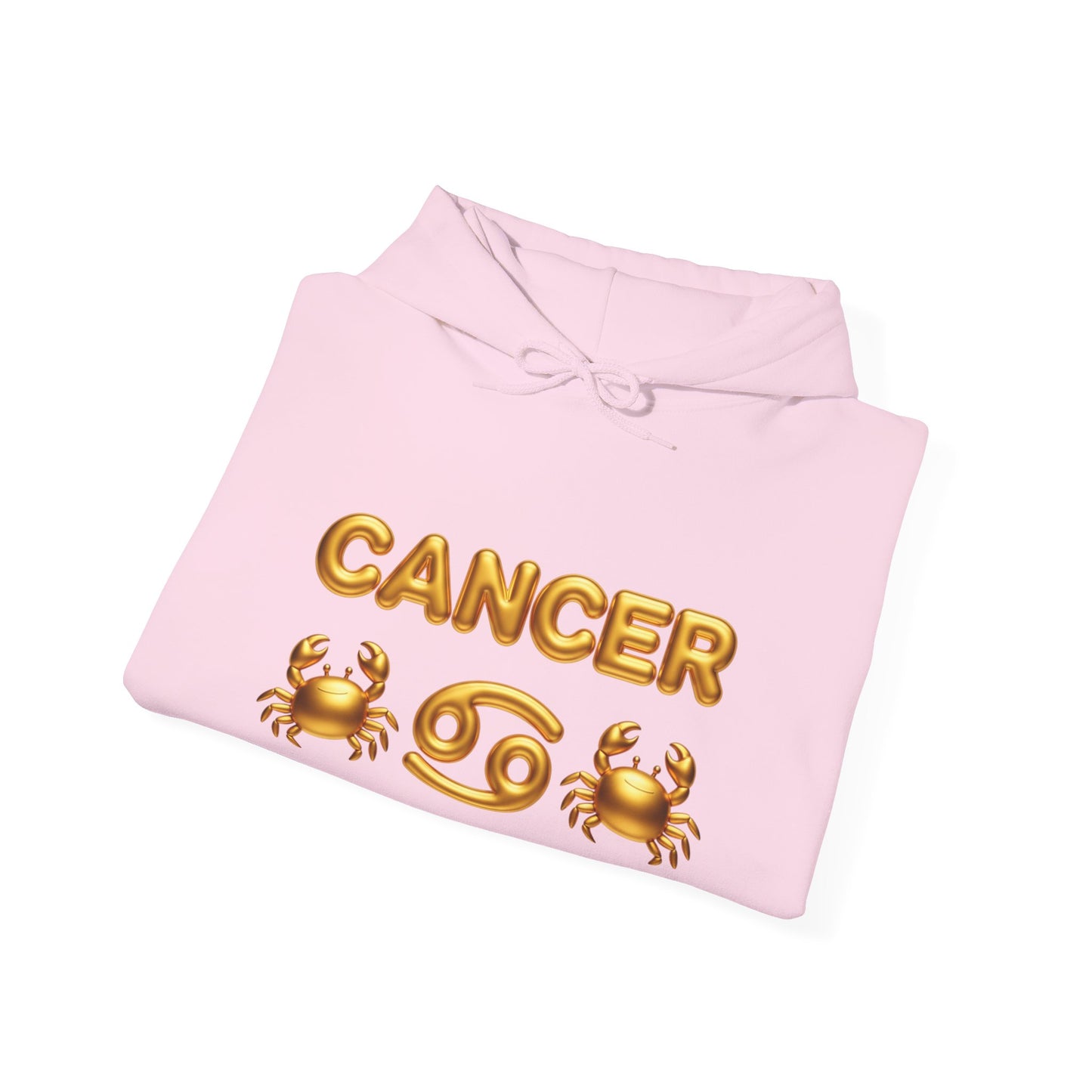 Cancer Zodiac Hoodie — Gold Crab Astrology Sweatshirt