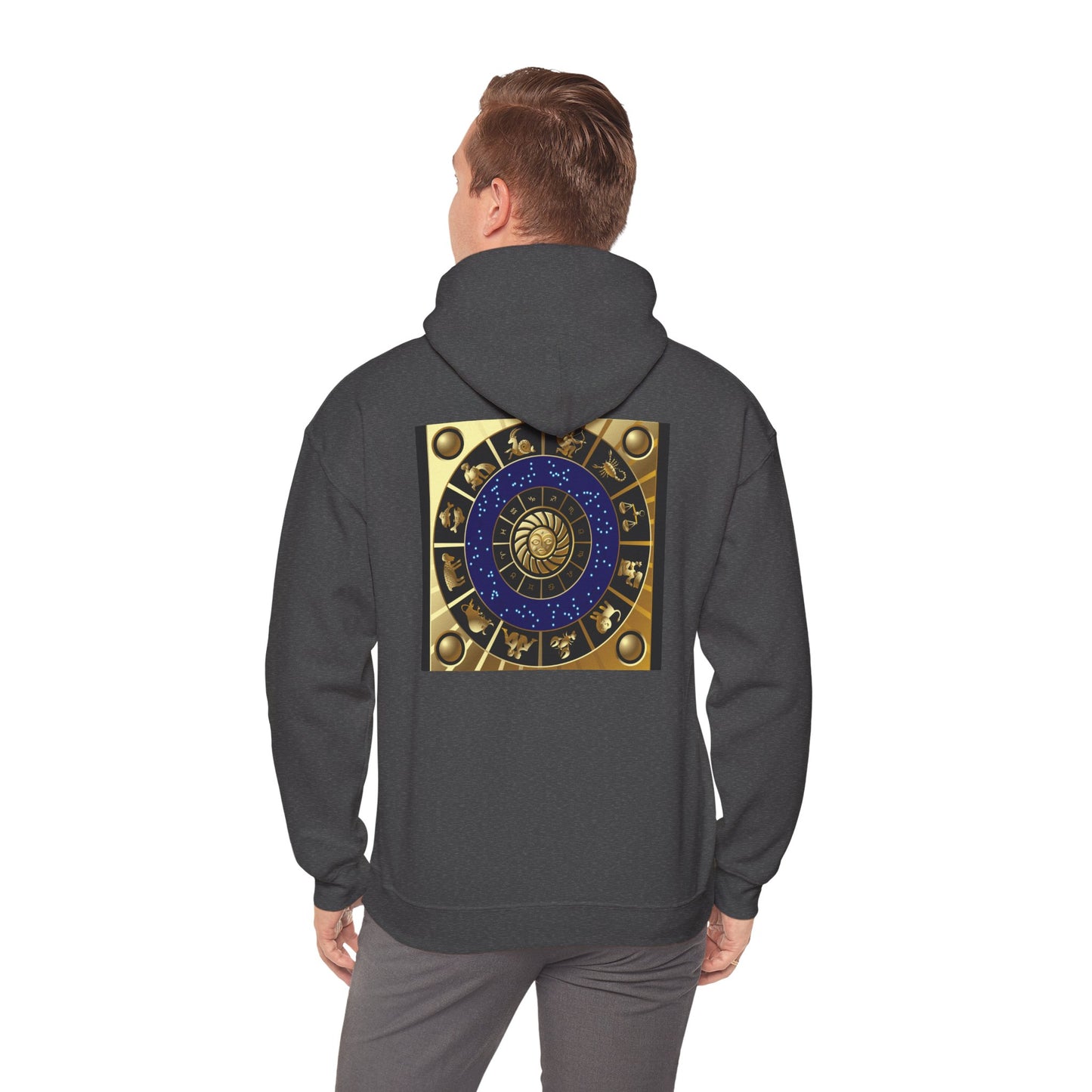 Cancer Zodiac Hoodie — Gold Crab Astrology Sweatshirt