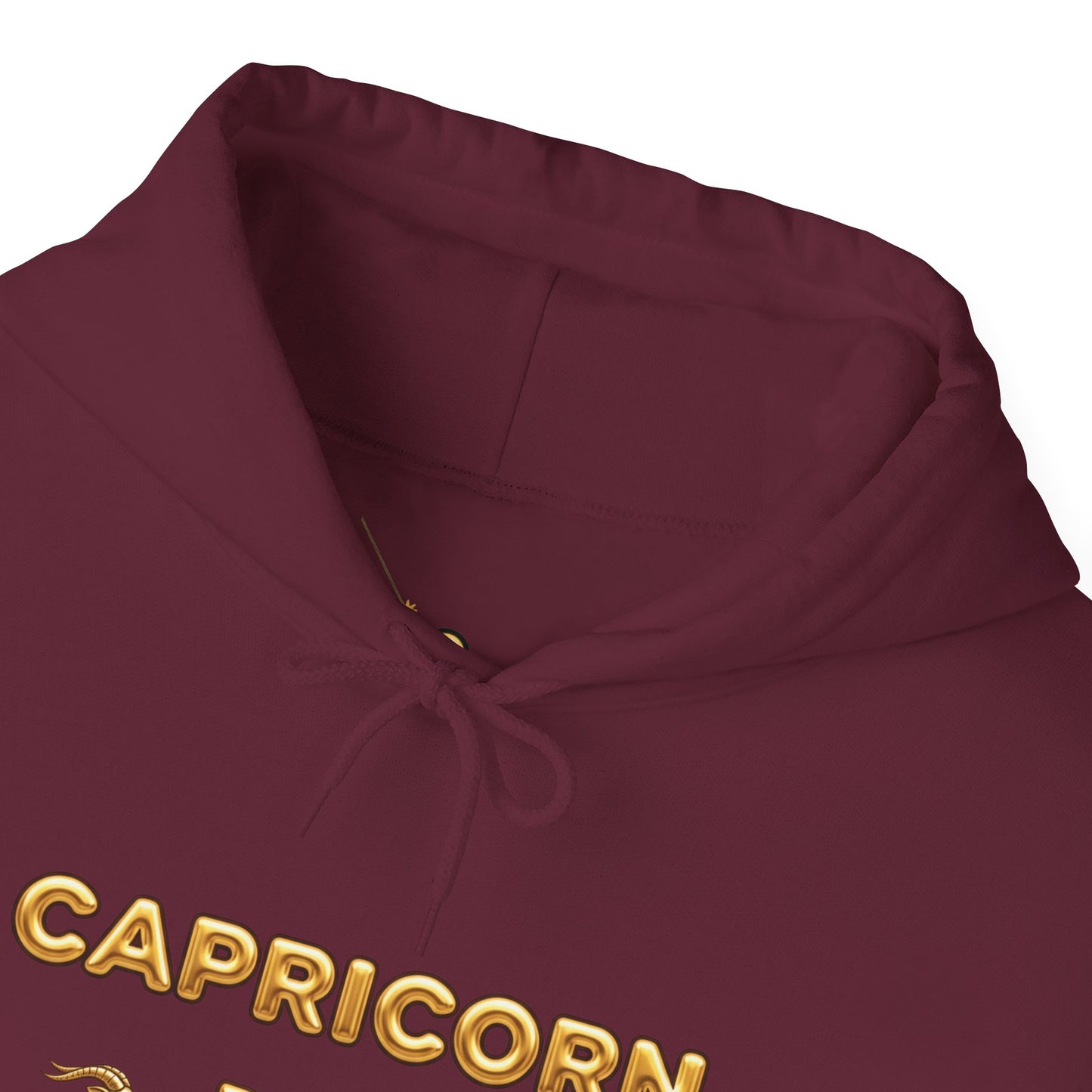 Capricorn Gold Zodiac Hoodie — Astrological Horoscope Sweatshirt