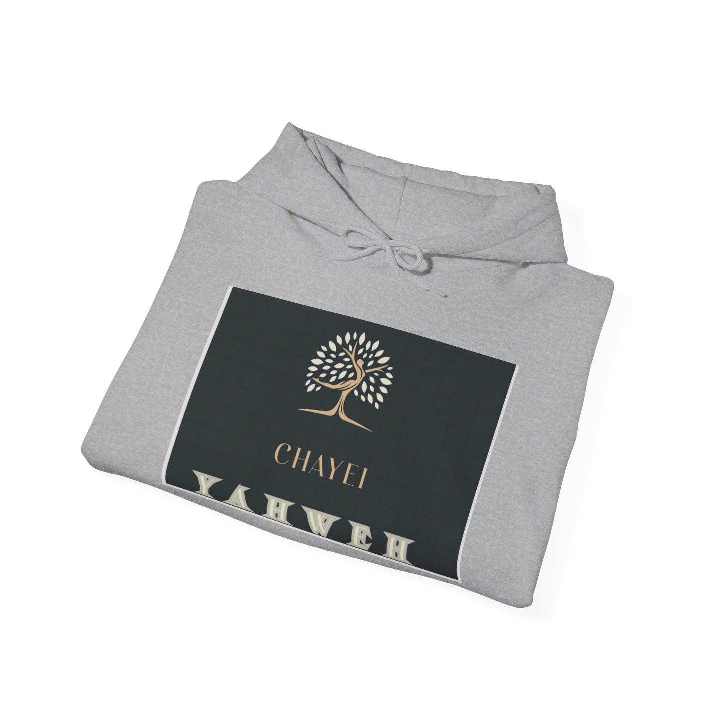 Tree of Life Hoodie — Elegant Gold Botanical Design with 'CHAYIL' Text