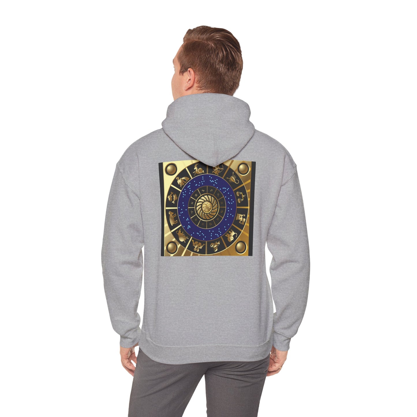 Cancer Zodiac Hoodie — Gold Crab Astrology Sweatshirt