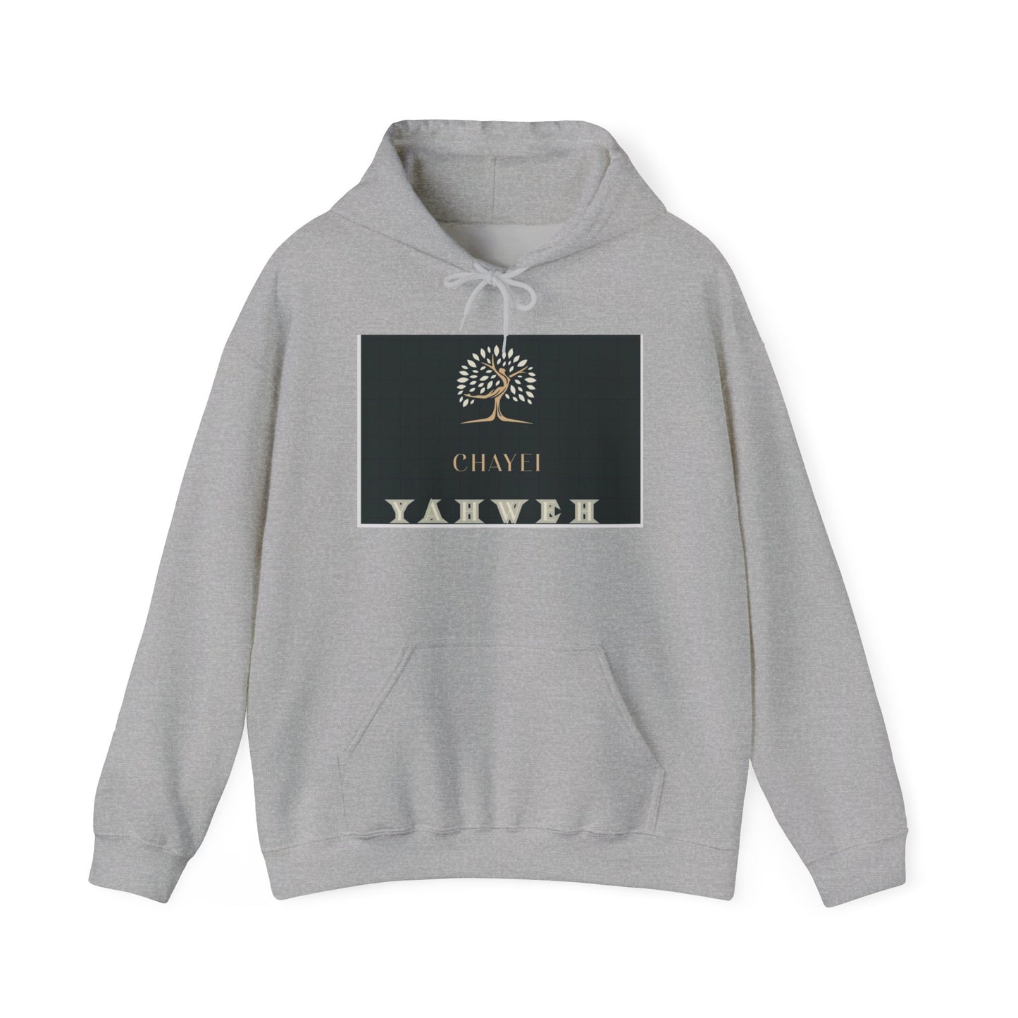 Tree of Life Hoodie — Elegant Gold Botanical Design with 'CHAYIL' Text