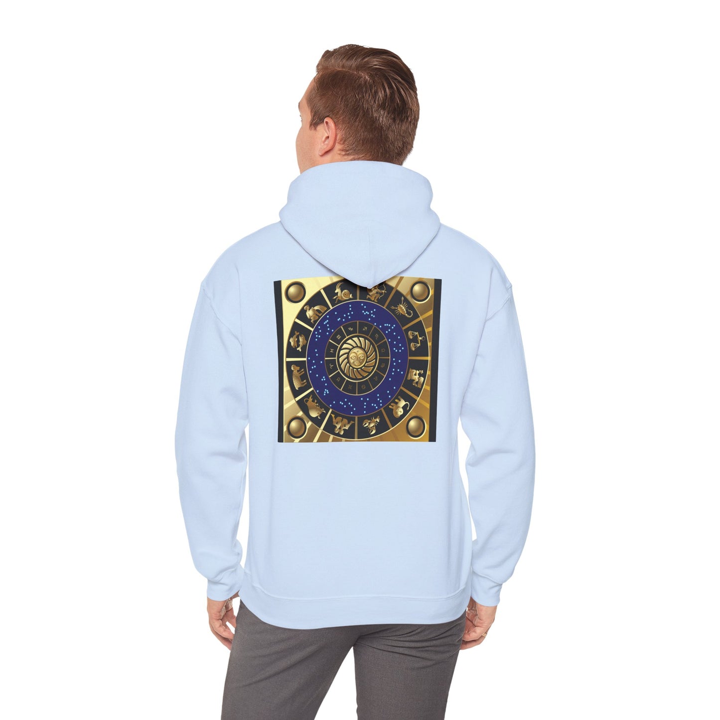 Cancer Zodiac Hoodie — Gold Crab Astrology Sweatshirt