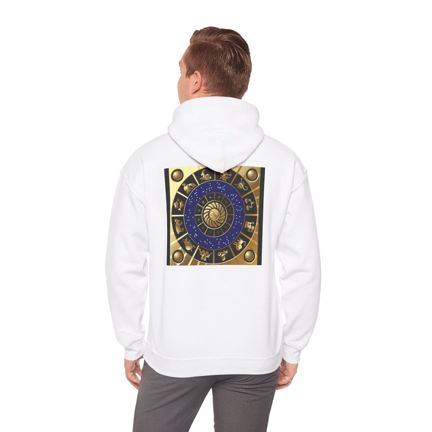 Cancer Zodiac Hoodie — Gold Crab Astrology Sweatshirt