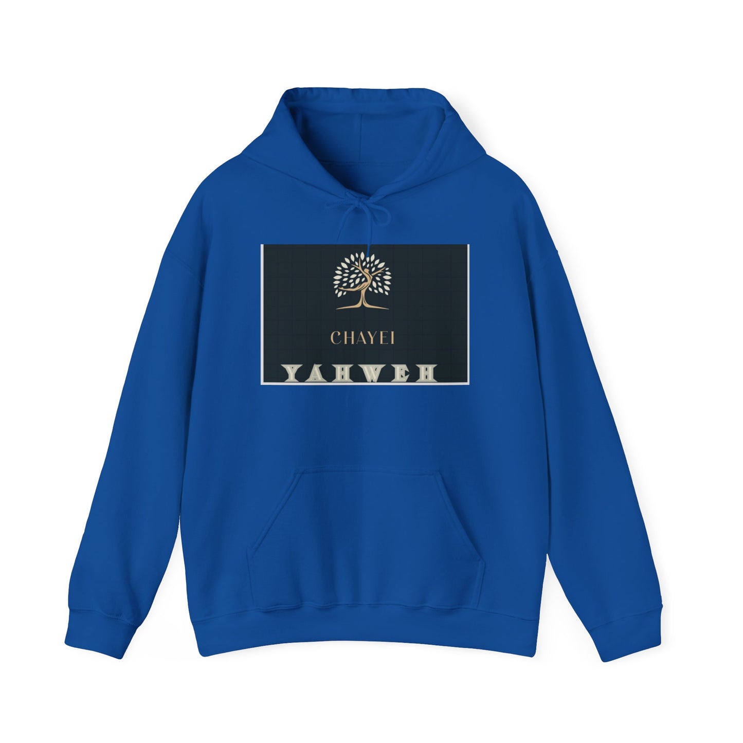 Tree of Life Hoodie — Elegant Gold Botanical Design with 'CHAYIL' Text