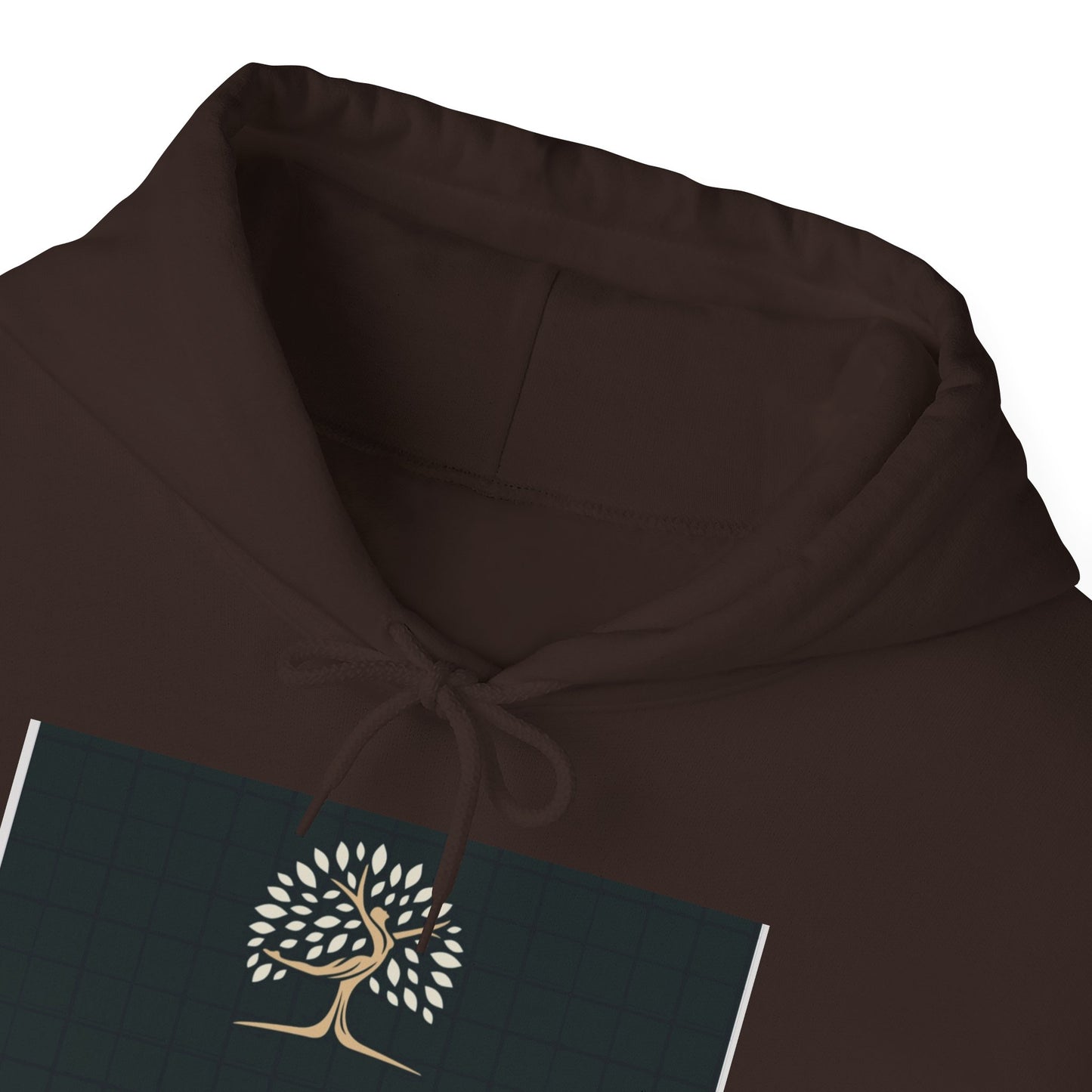 Tree of Life Hoodie — Elegant Gold Botanical Design with 'CHAYIL' Text