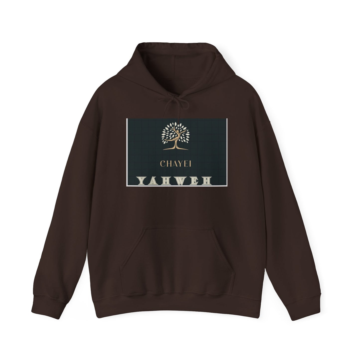 Tree of Life Hoodie — Elegant Gold Botanical Design with 'CHAYIL' Text