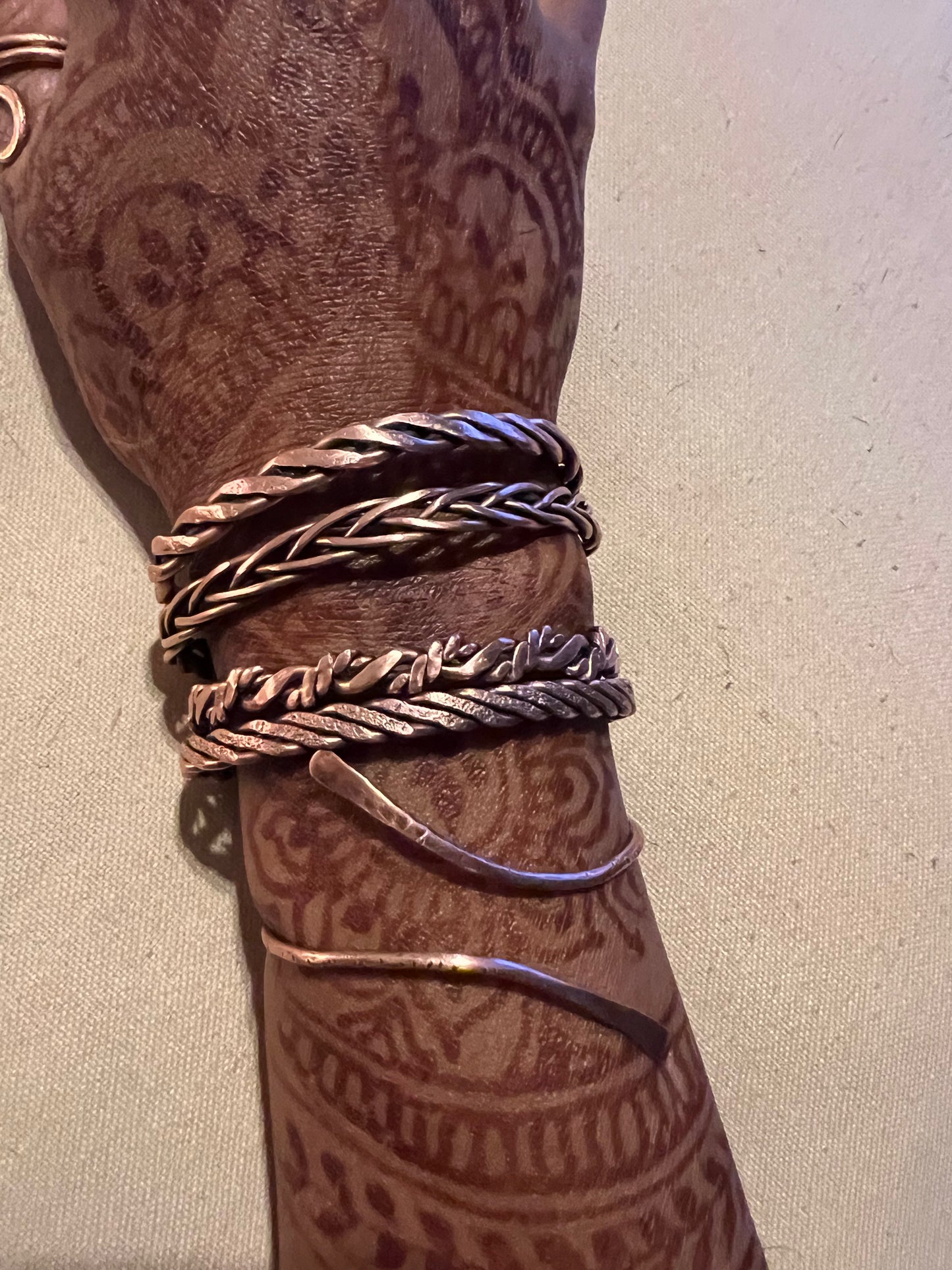 Various Pure Copper Bracelets