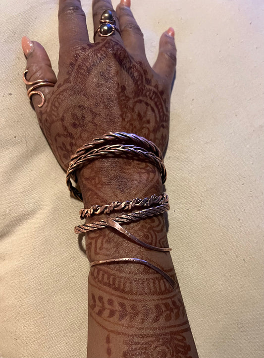 Various Pure Copper Bracelets