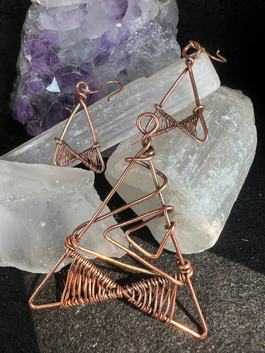 Angles Earring and Pendant Set