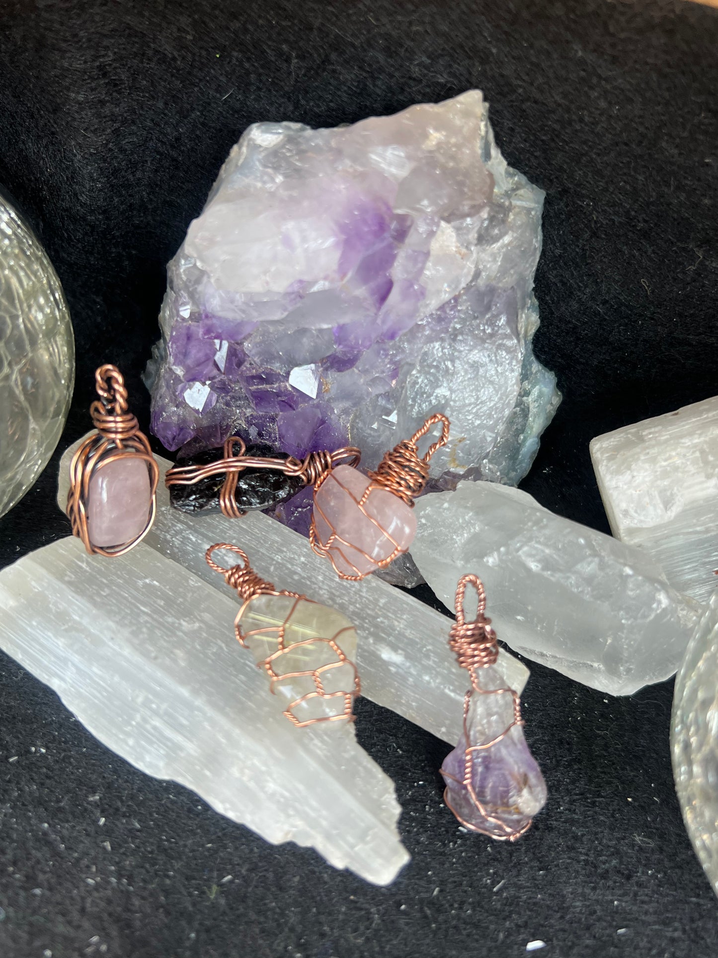 Various Crystal pendants
