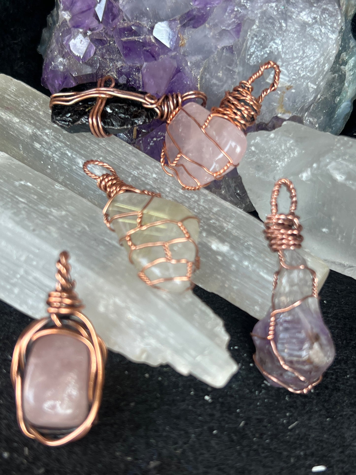 Various Crystal pendants