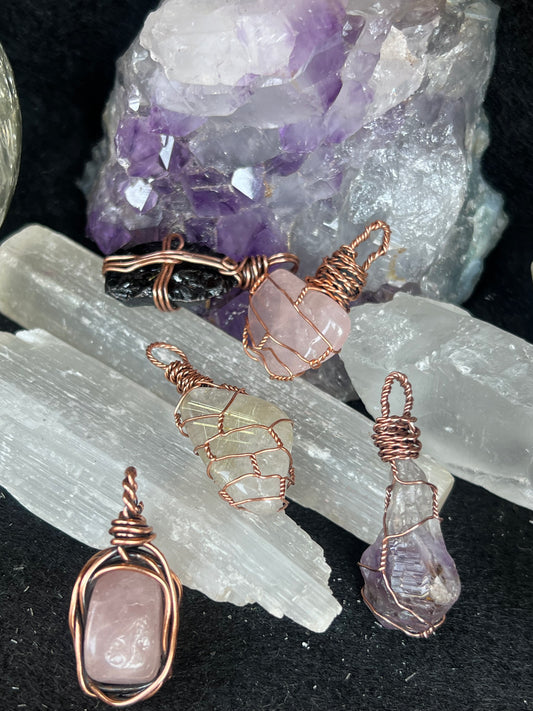 Various Crystal pendants