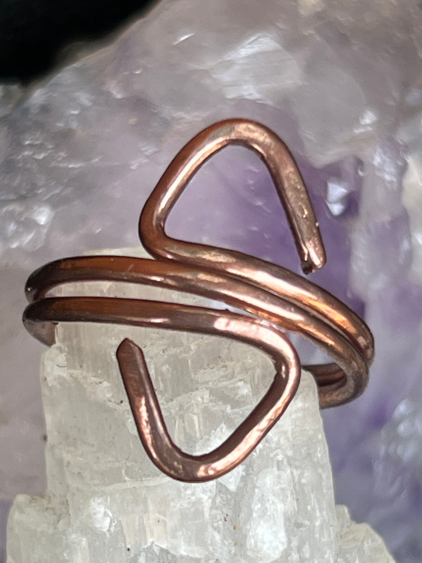 Pyramid Copper Ring